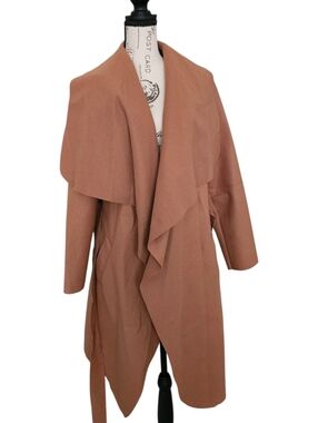 Women's Brown Belted Coat